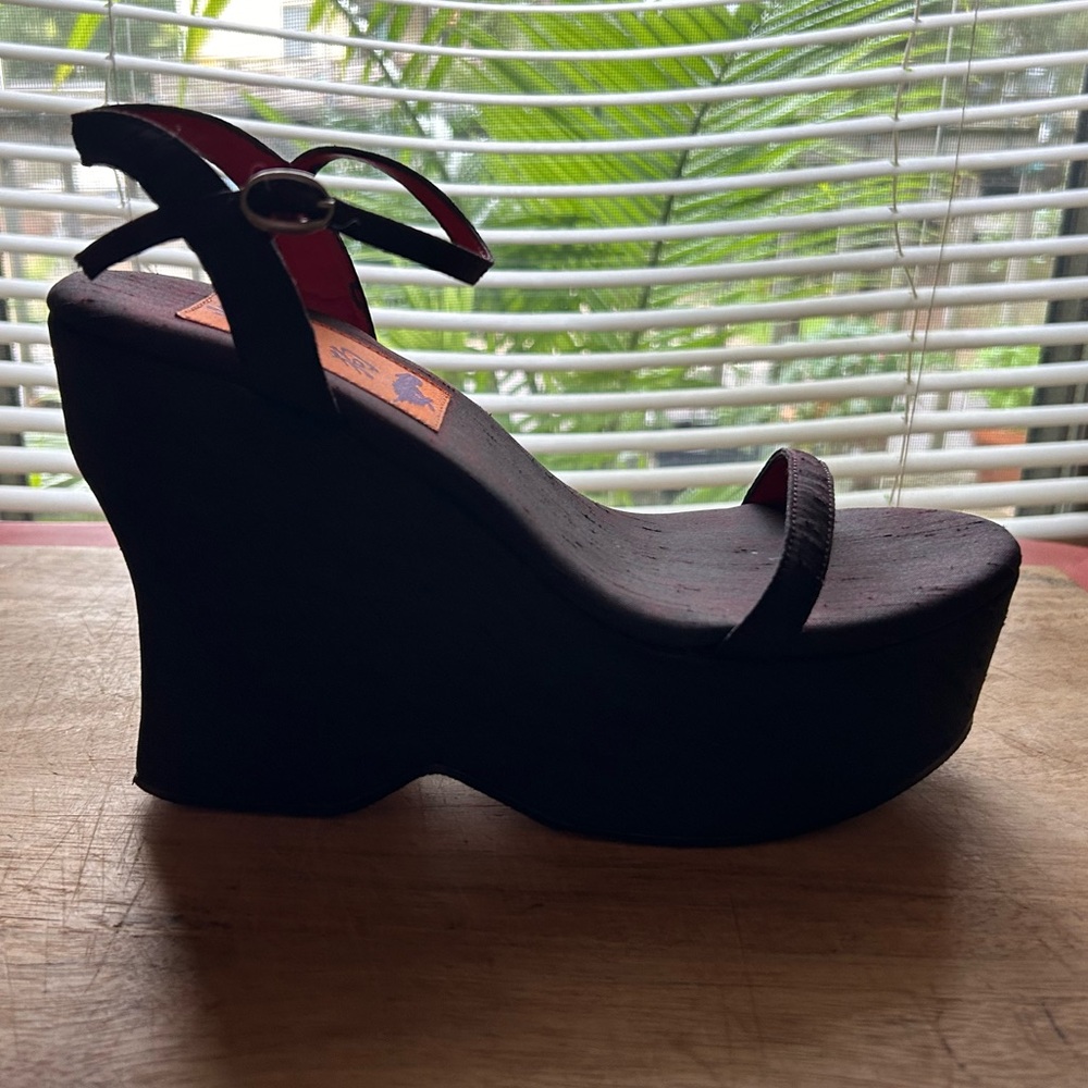 Rocket Dog chunky wedge platform heels, size 9, excellent condition - Picture 5 of 13